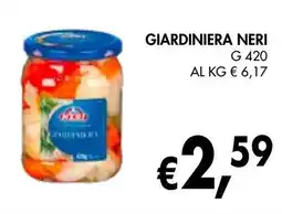 èccoMI Giardiniera NERI offerta