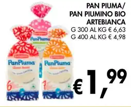 èccoMI Pan piuma/ pan piumino bio artebianca offerta