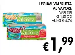 èccoMI Legumi valfrutta al vapore offerta