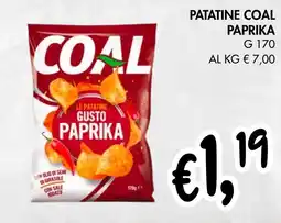 èccoMI Patatine coal paprika offerta