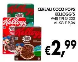 èccoMI Cereali coco pops KELLOGG'S offerta