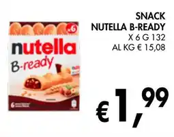 èccoMI Snack nono nutella b-ready offerta