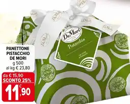 Iperal Panettone pistacchio DE MORI offerta