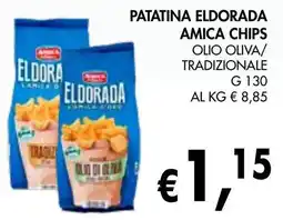 èccoMI Patatina eldorada amica chips olio oliva/ tradizionale offerta