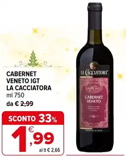Iperal Cabernet veneto igt LA CACCIATORA offerta