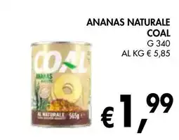èccoMI Ananas naturale COAL offerta