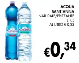 èccoMI Acqua sant'anna naturale/frizzante offerta