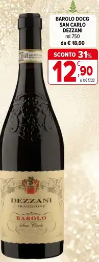 Iperal Barolo docg san carlo DEZZANI offerta