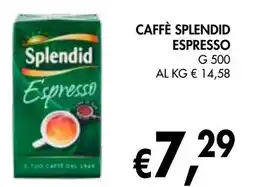 èccoMI Caffè splendid espresso offerta