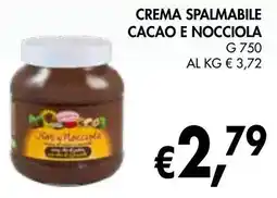 èccoMI Crema spalmabile cacao e nocciola offerta