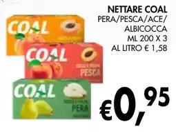 èccoMI Nettare coal pera/pesca/ace/ albicocca offerta
