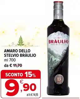 Iperal Amaro dello stelvio BRAULIO offerta