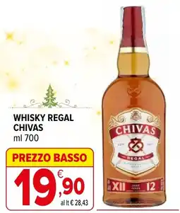 Iperal Whisky regal CHIVAS offerta