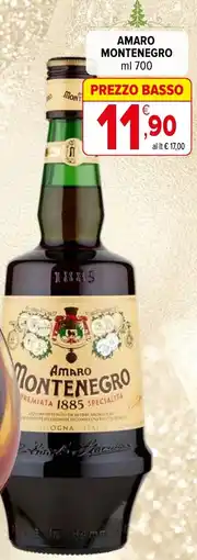 Iperal Amaro montenegro offerta