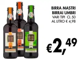 èccoMI Birra mastri birrai umbri offerta