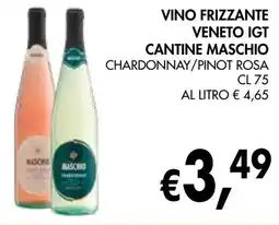 èccoMI Veneto igt cantine maschio chardonnay/pinot rosa offerta