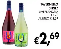 èccoMI Tavernello spritz lime/sangria offerta