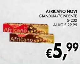 èccoMI Africano novi gianduia/fondente offerta