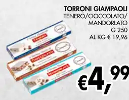 èccoMI Torroni giampaoli tenero/cioccolato/ mandorlato offerta