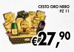 èccoMI Cesto oro nero offerta