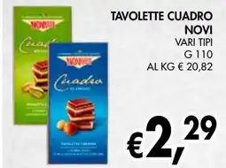 èccoMI Tavolette cuadro NOVI offerta