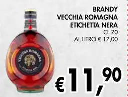 èccoMI Brandy vecchia romagna etichetta nera offerta