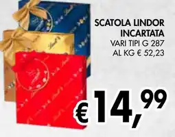 èccoMI Scatola lindor incartata offerta
