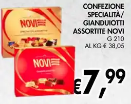 èccoMI Confezione specialità/ gianduiotti assortite NOVI offerta