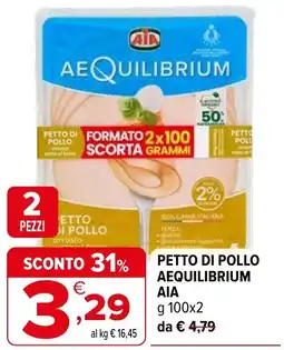 Iperal Petto di pollo aequilibrium AIA offerta