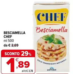 Iperal Besciamella CHEF offerta