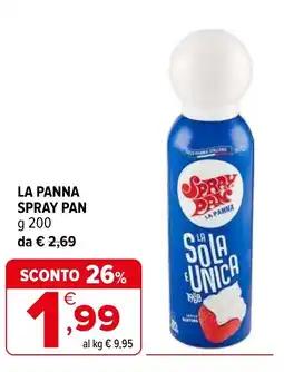 Iperal La panna SPRAY PAN offerta