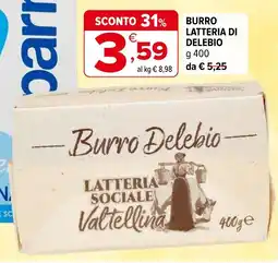 Iperal Burro LATTERIA DI DELEBIO offerta