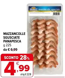 Iperal Mazzancolle sgusciate PANAPESCA offerta