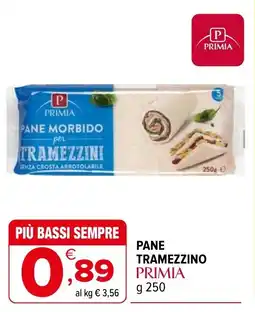 Iperal Pane tramezzino PRIMIA offerta