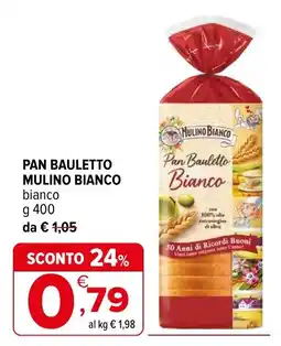 Iperal Pan bauletto MULINO BIANCO offerta