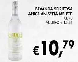 èccoMI Bevanda spiritosa anice anisetta meletti offerta