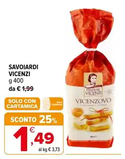 Iperal Savoiardi VICENZI offerta