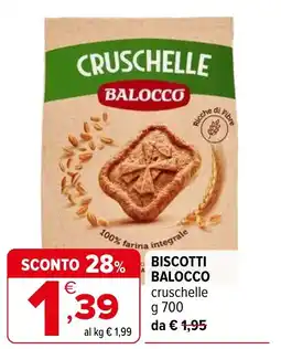 Iperal Biscotti BALOCCO offerta