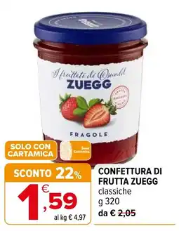 Iperal Confettura di frutta ZUEGG offerta