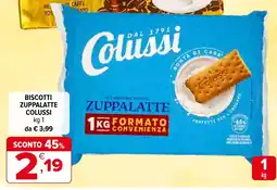 Iperal Biscotti zuppalatte COLUSSI offerta