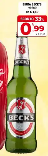 Iperal Birra BECK'S offerta