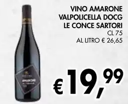 èccoMI Vino amarone valpolicella docg le conce sartori offerta