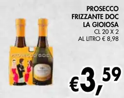 èccoMI Prosecco frizzante doc la gioiosa offerta