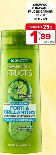 Iperal Shampoo o balsamo fructis GARNIER offerta