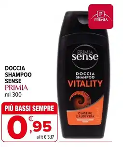 Iperal Doccia shampoo sense PRIMIA offerta