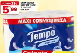 Iperal Carta igienica comfort TEMPO offerta