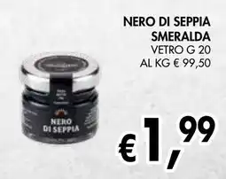èccoMI Nero di seppia smeralda vetro offerta