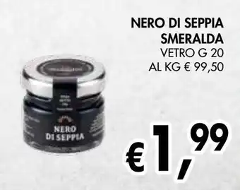 èccoMI Nero di seppia smeralda vetro offerta