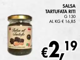 èccoMI Salsa tartufata riti offerta