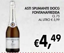 èccoMI Asti spumante docg FONTANAFREDDA offerta